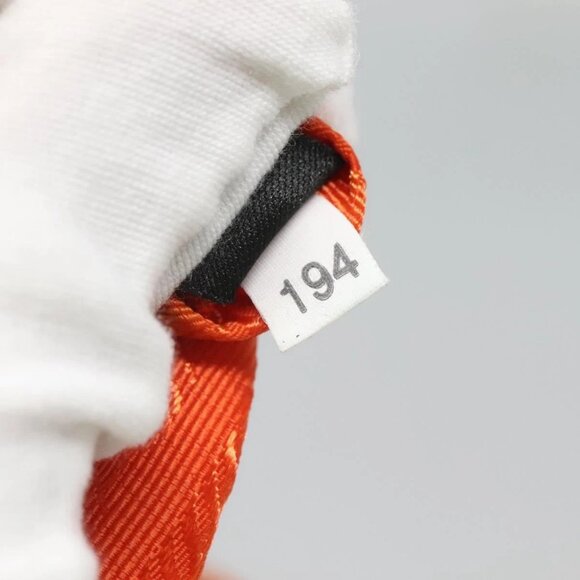 PRADA Tote Bag Nylon Orange Gold Auth ti3145 - Picture 11 of 16